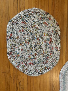 Knotted 30”x24” rug